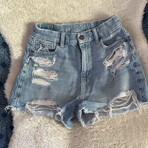 American Eagle Tween Teen Highwaist Jean Shorts size 0